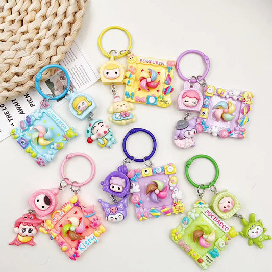 Cute Cartoon Keychain Bag Pendant