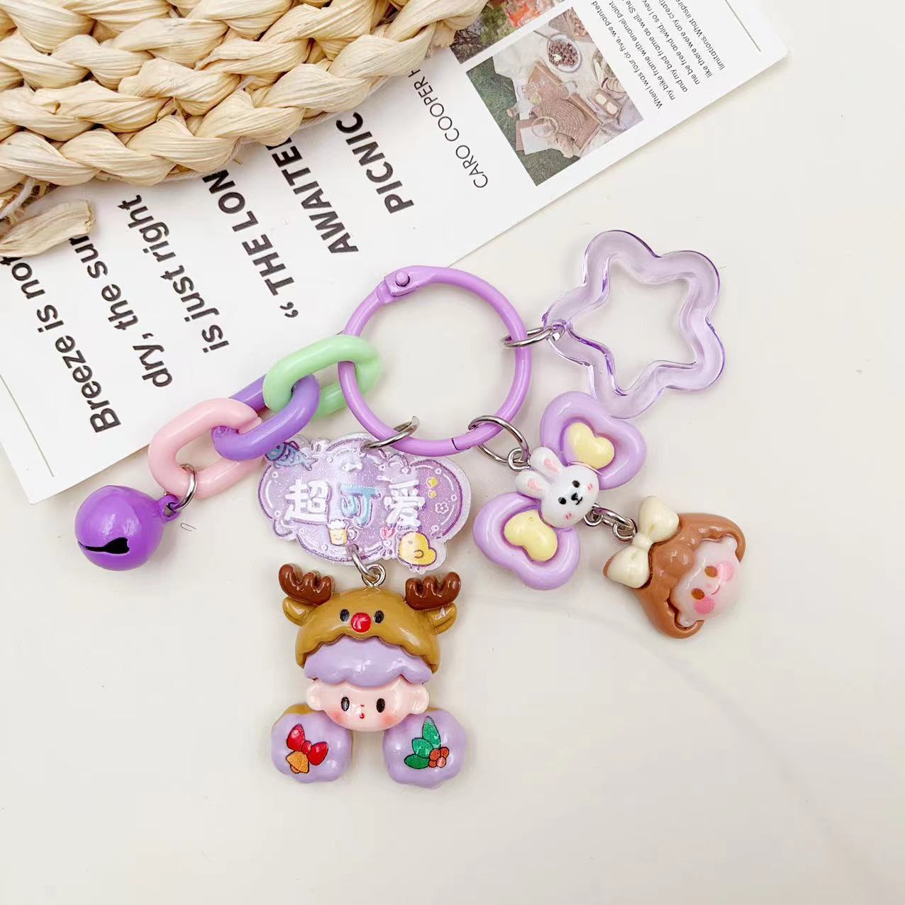 Cute Cartoon Keychain Bag Pendant