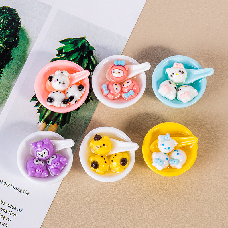 10 PCS Sanrio Resin Charms