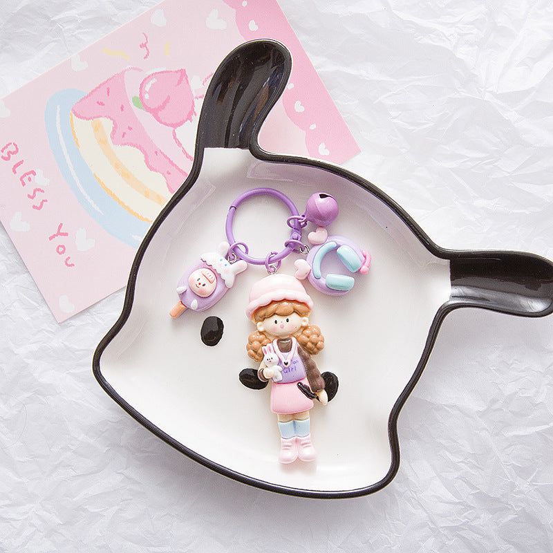 Cute Cartoon Keychain Bag Pendant