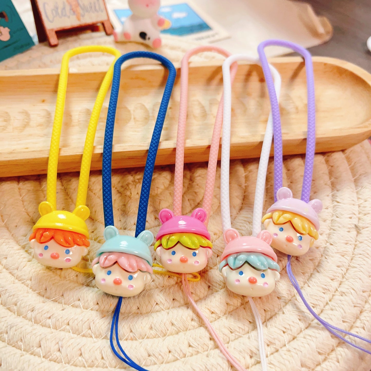 5PCS Cute Phone Straps