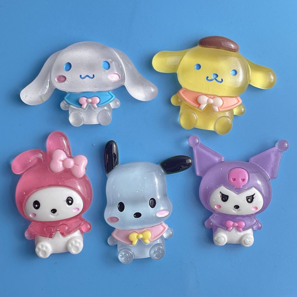 10 PCS Large Cartoon Resin Charms