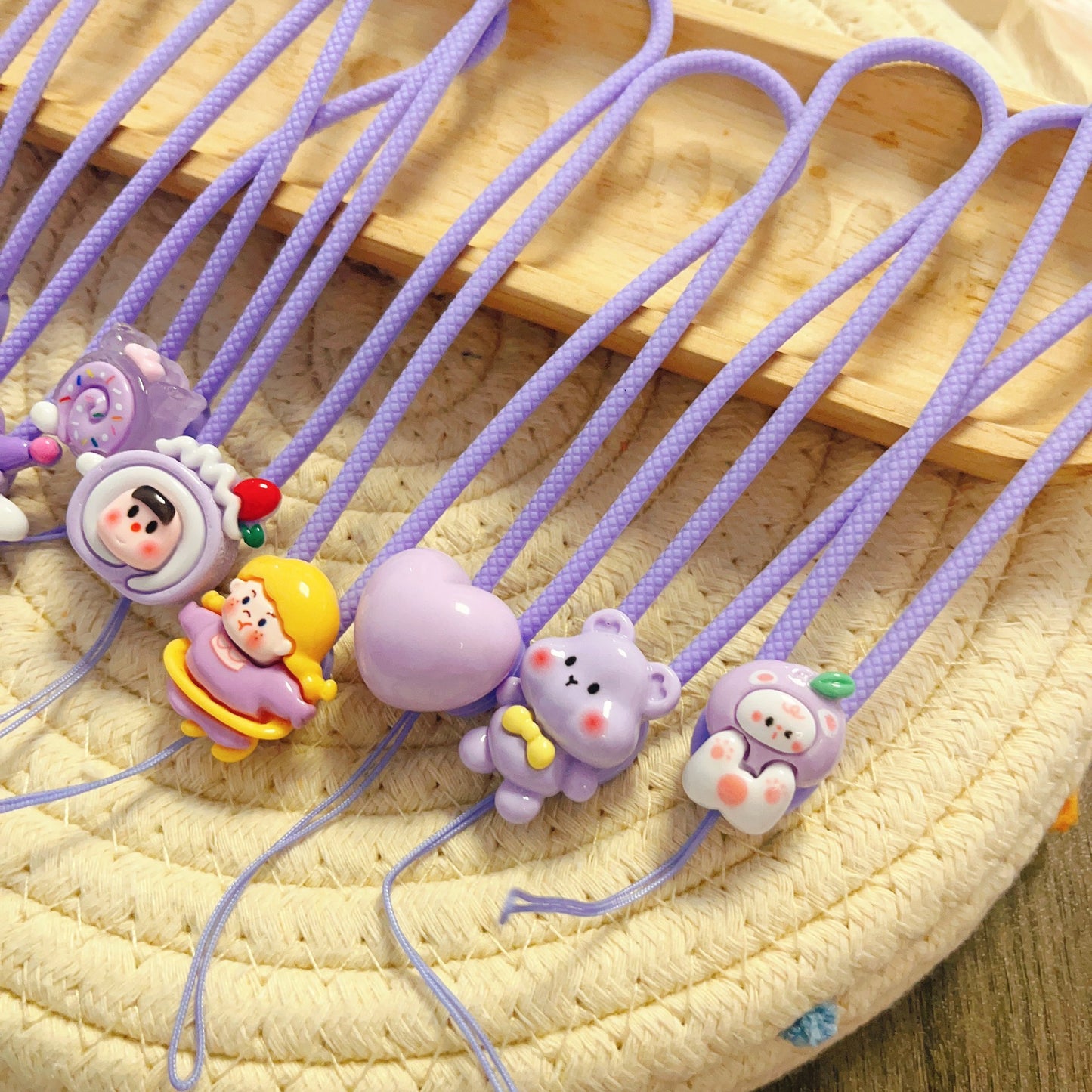 5PCS Cute Phone Straps