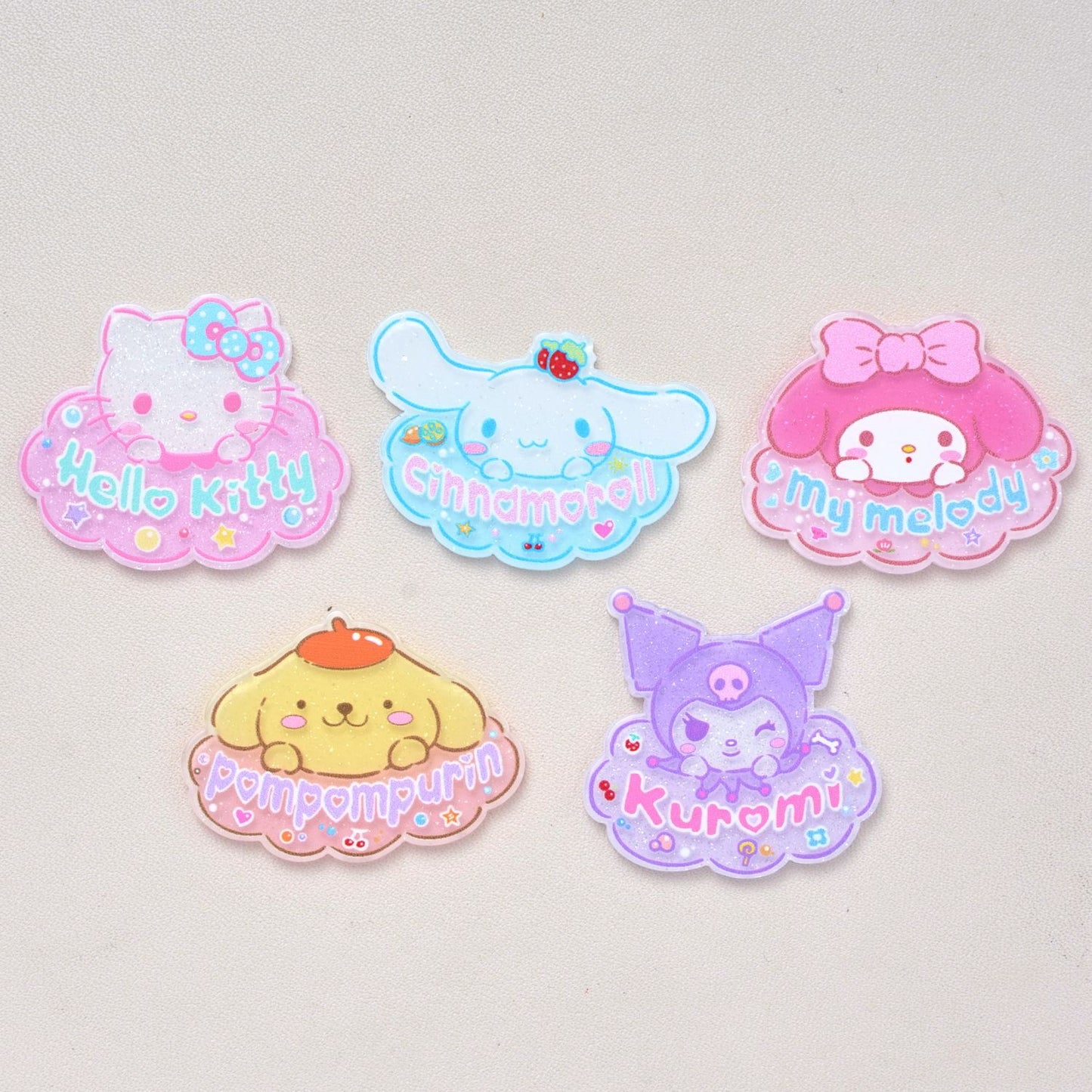 30PCS Sanrio Acrylic Sheets