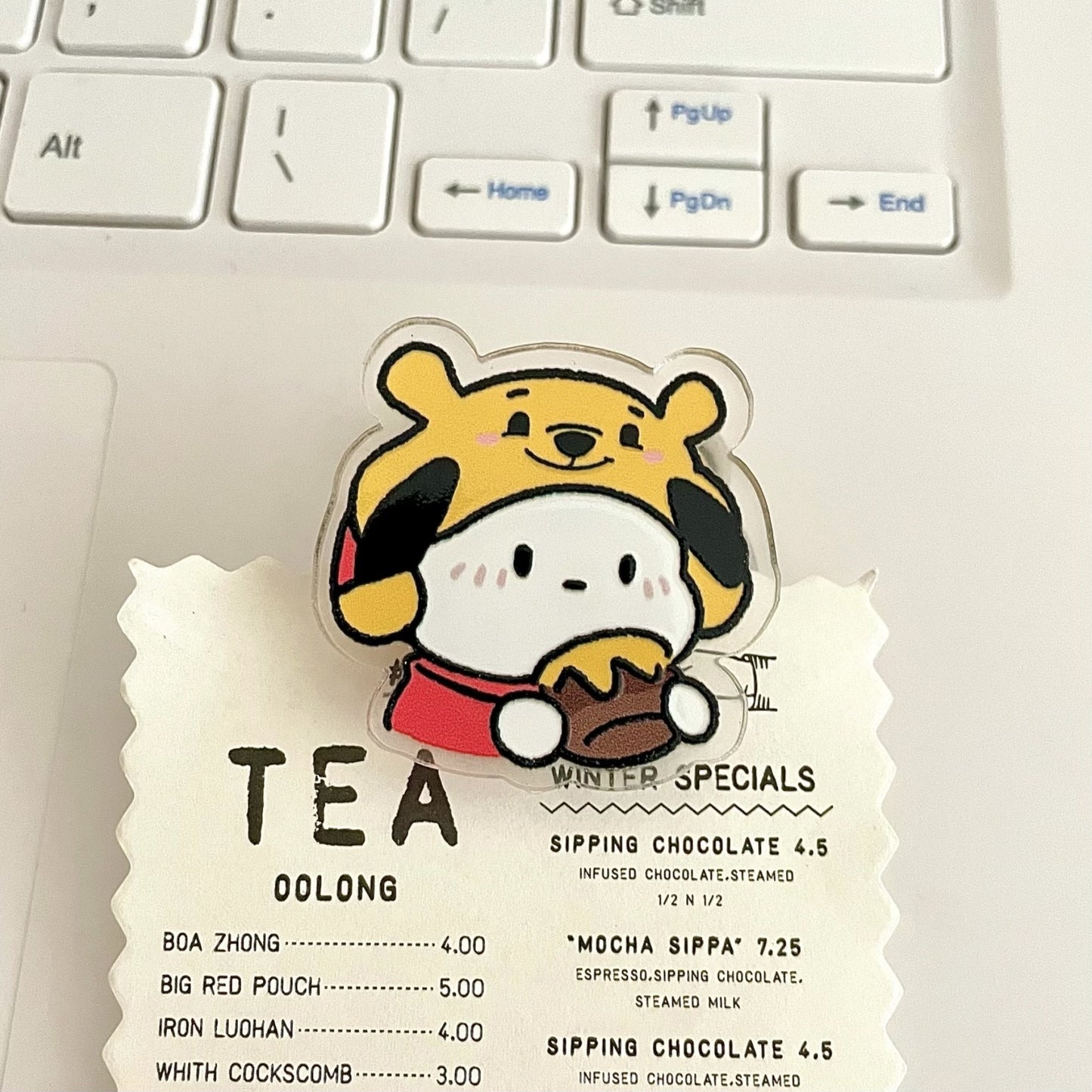 10PCS Sanrio PP Acrylic Clips