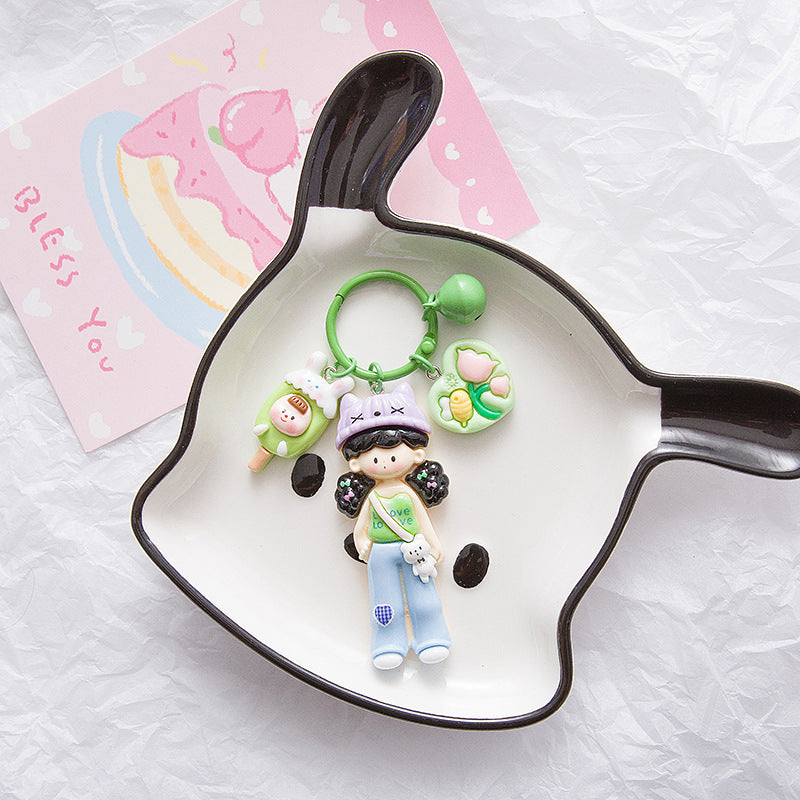 Cute Cartoon Keychain Bag Pendant