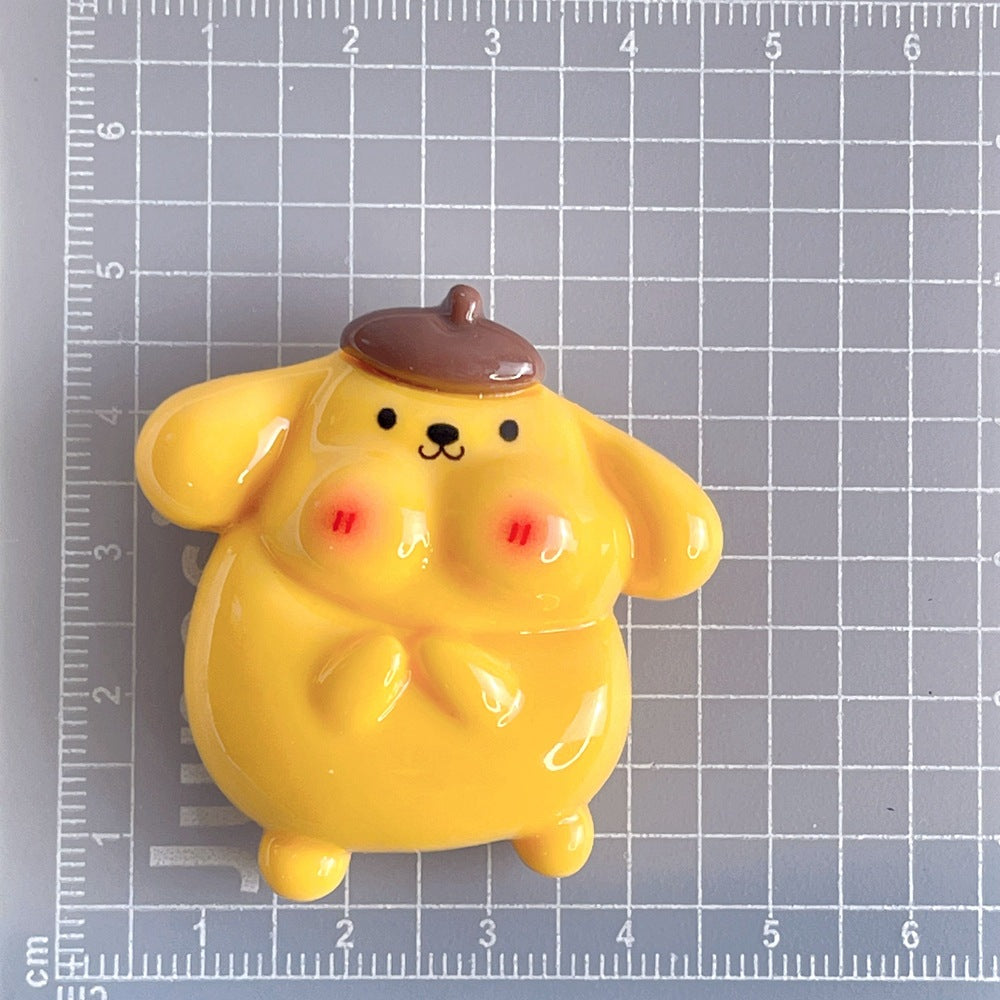 10 PCS Large Cartoon Resin Charms