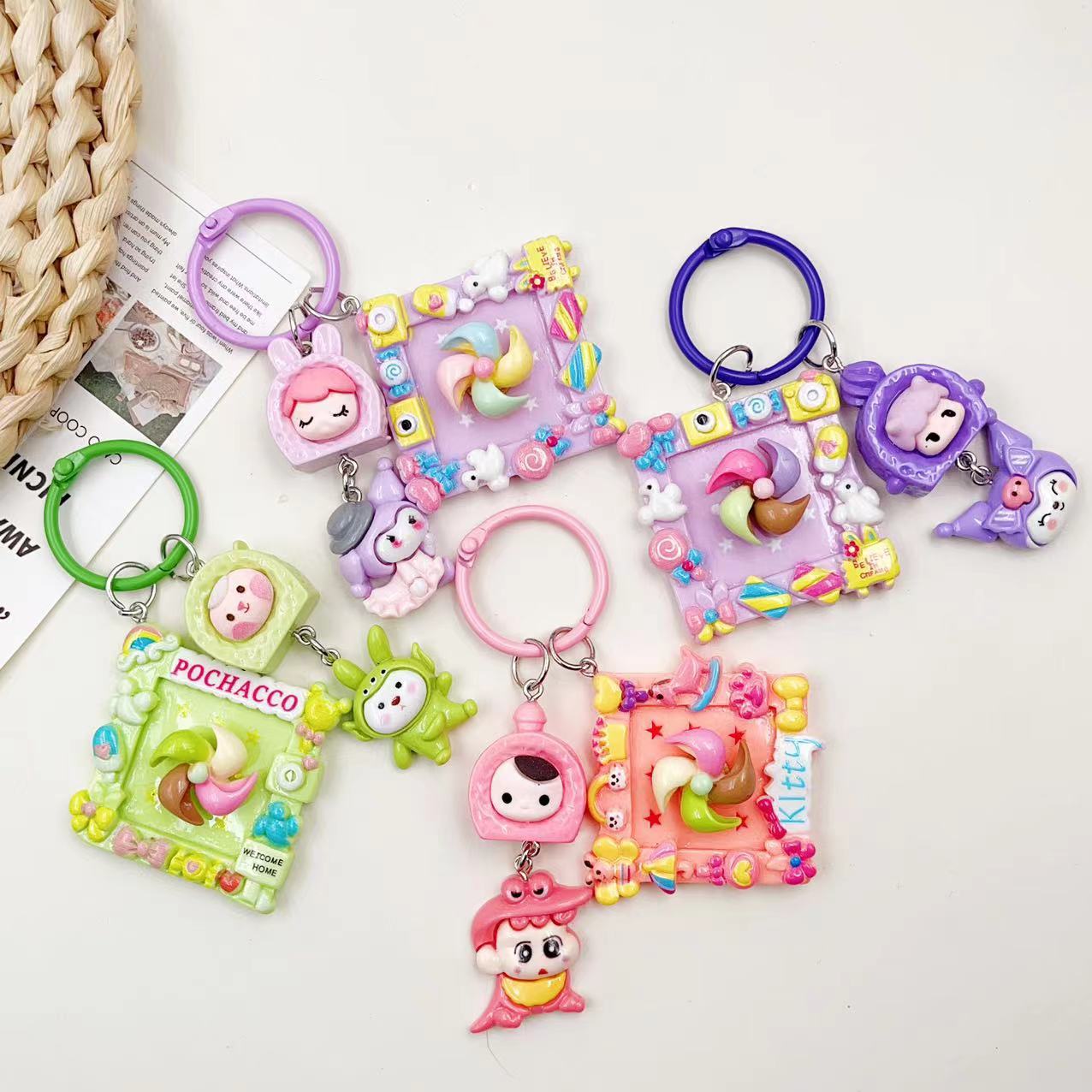 Cute Cartoon Keychain Bag Pendant