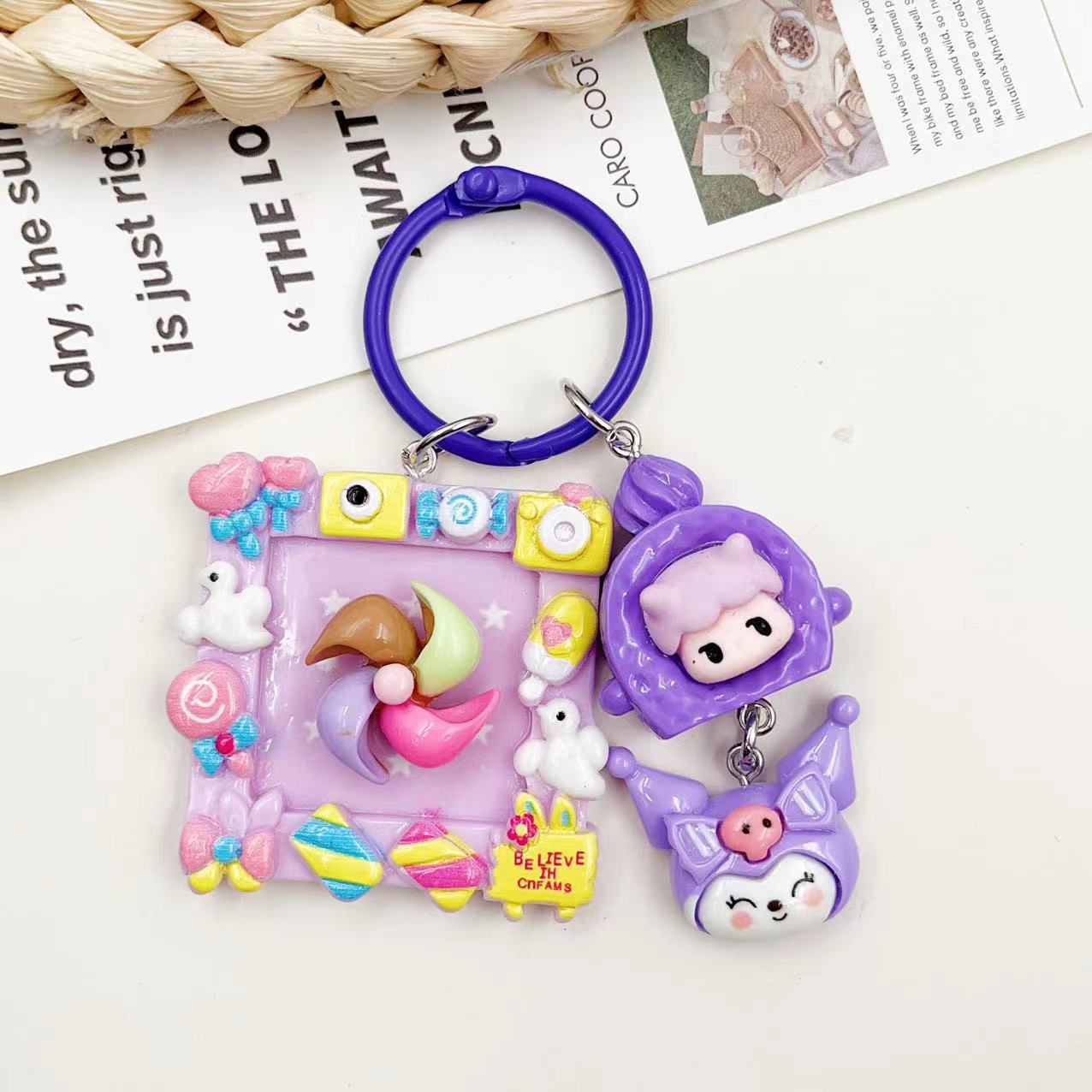 Cute Cartoon Keychain Bag Pendant