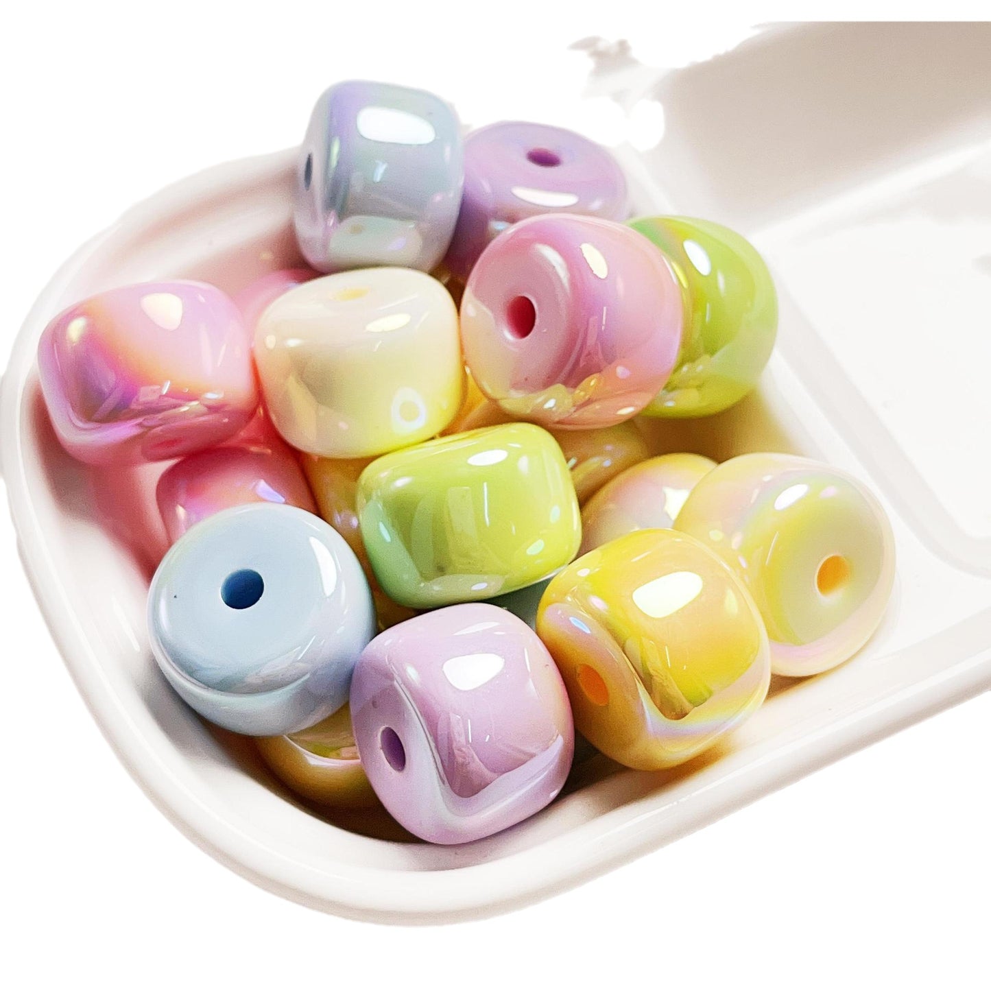 30 Pieces Cake Shape Beads