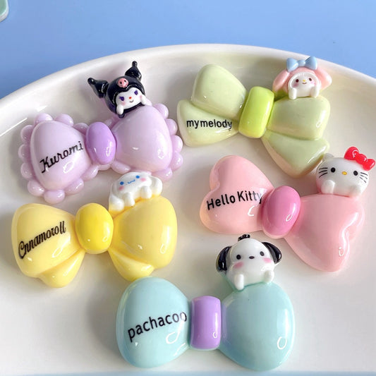 10 PCS Large Cartoon Resin Charms