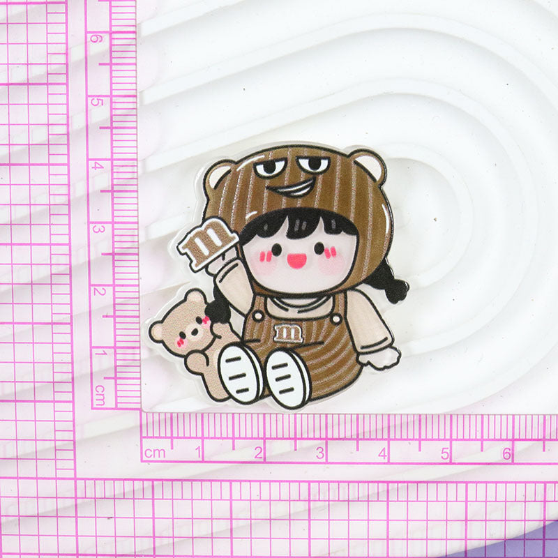 30PCS Cute Cartoon Acrylic Sheets