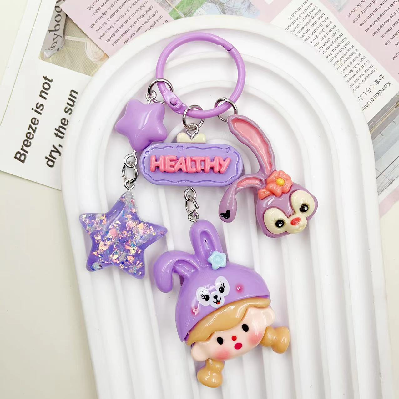 Cute Cartoon Keychain Bag Pendant