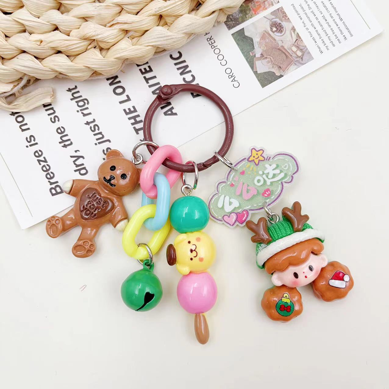 Cute Cartoon Keychain Bag Pendant