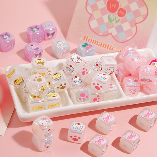 30 Pieces Cute Sanrio Beads (14mm)