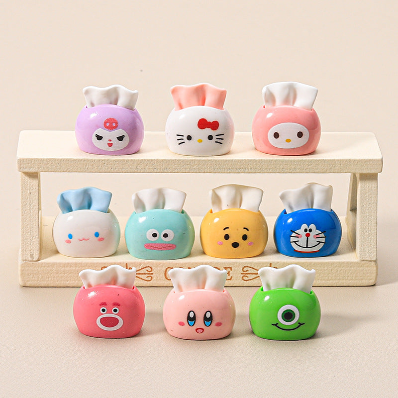 10 PCS Sanrio Resin Charms