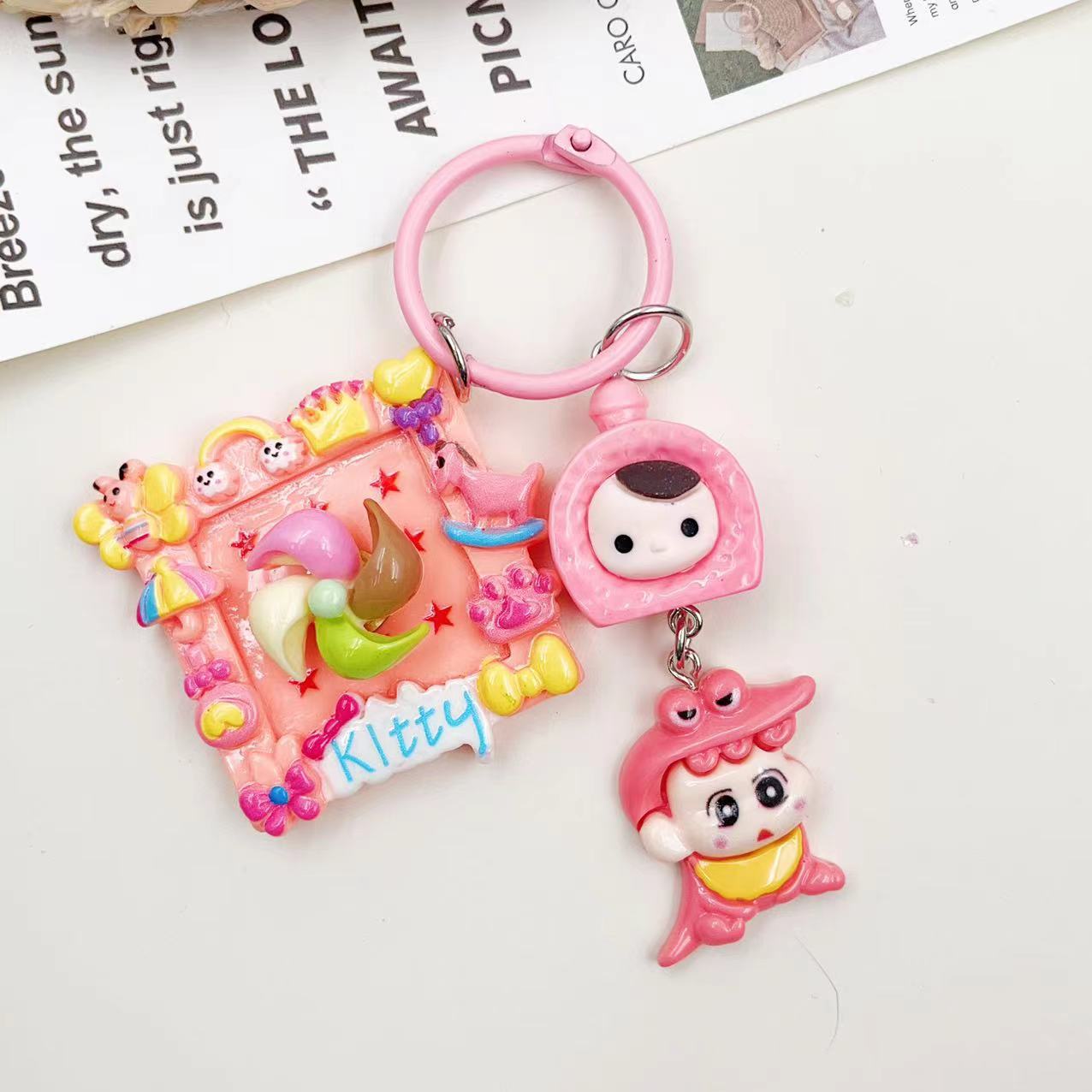 Cute Cartoon Keychain Bag Pendant