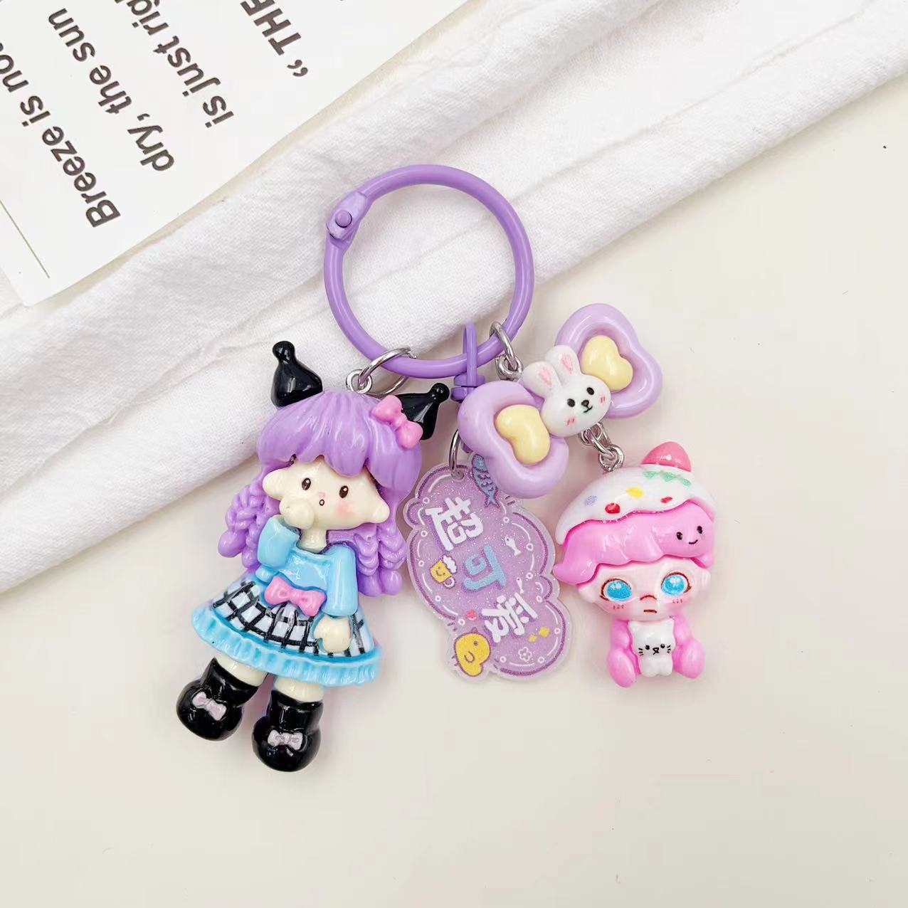 Cute Cartoon Keychain Bag Pendant