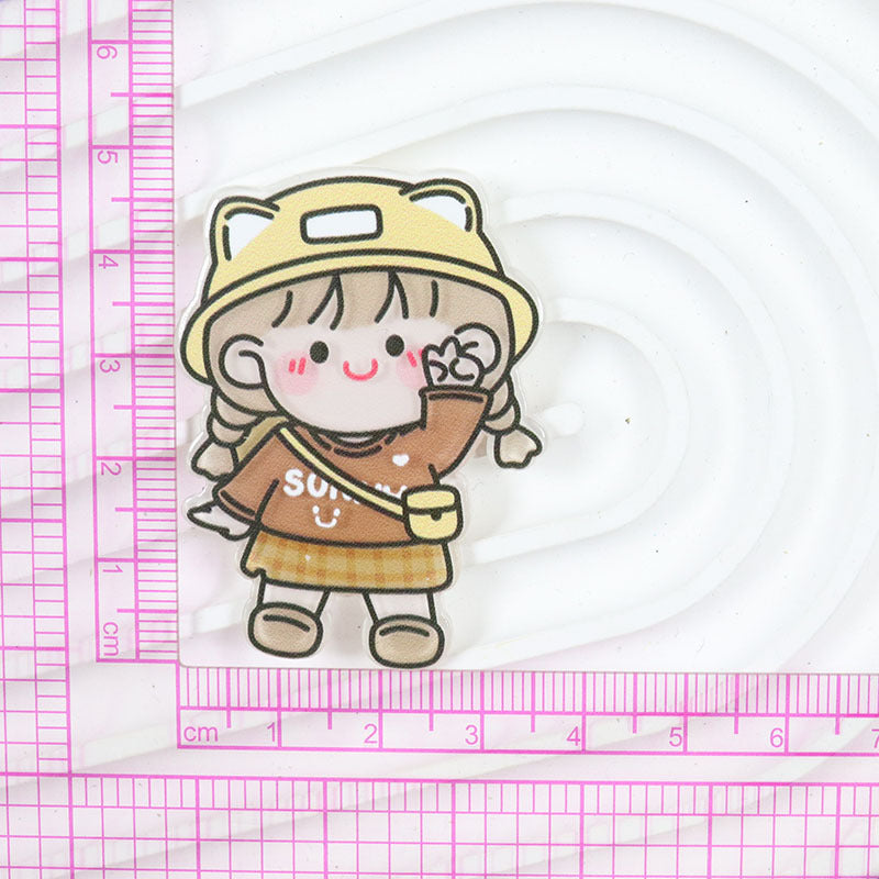 30PCS Cute Cartoon Acrylic Sheets