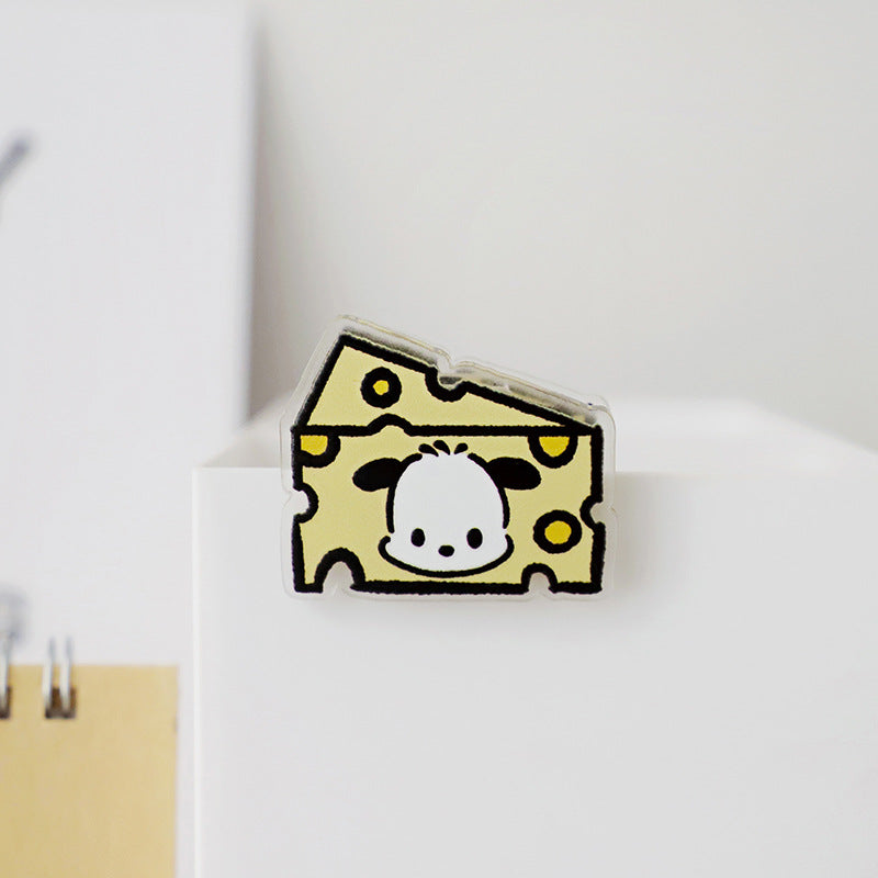 10PCS Sanrio PP Acrylic Clips