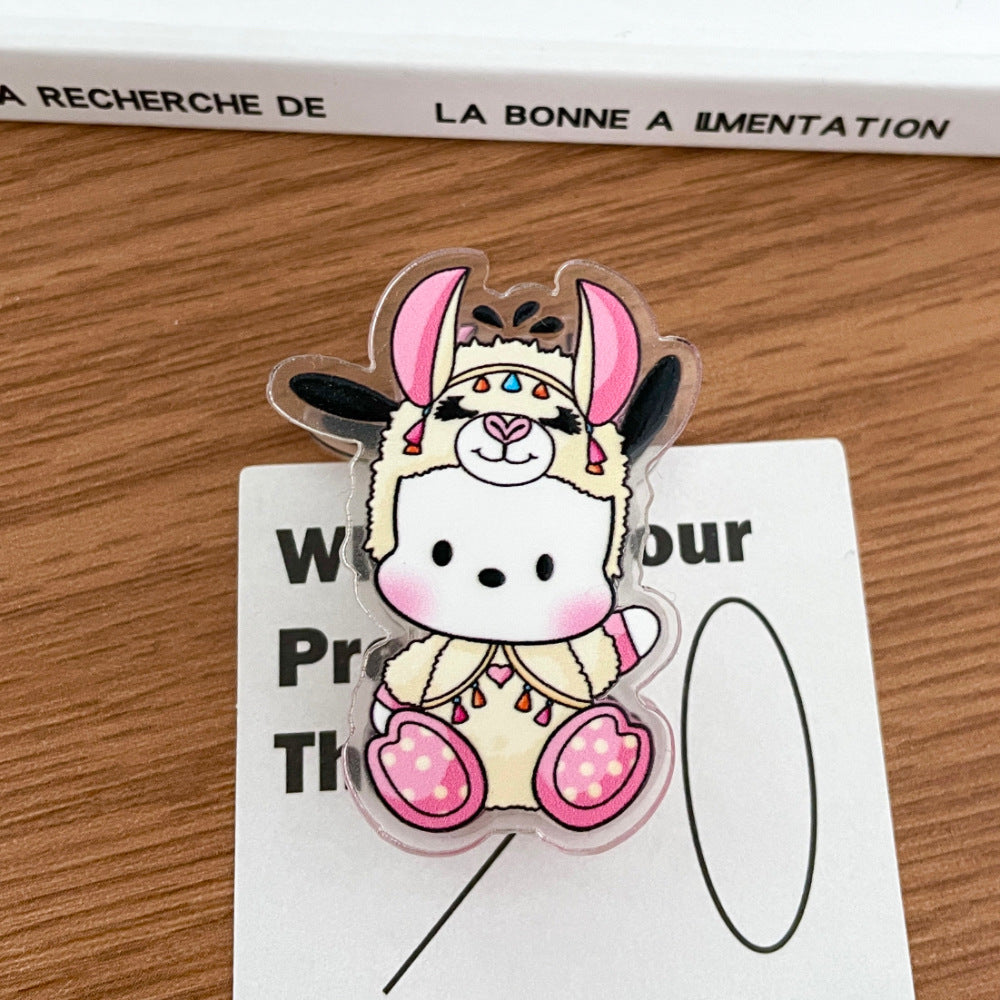 10PCS Sanrio PP Acrylic Clips