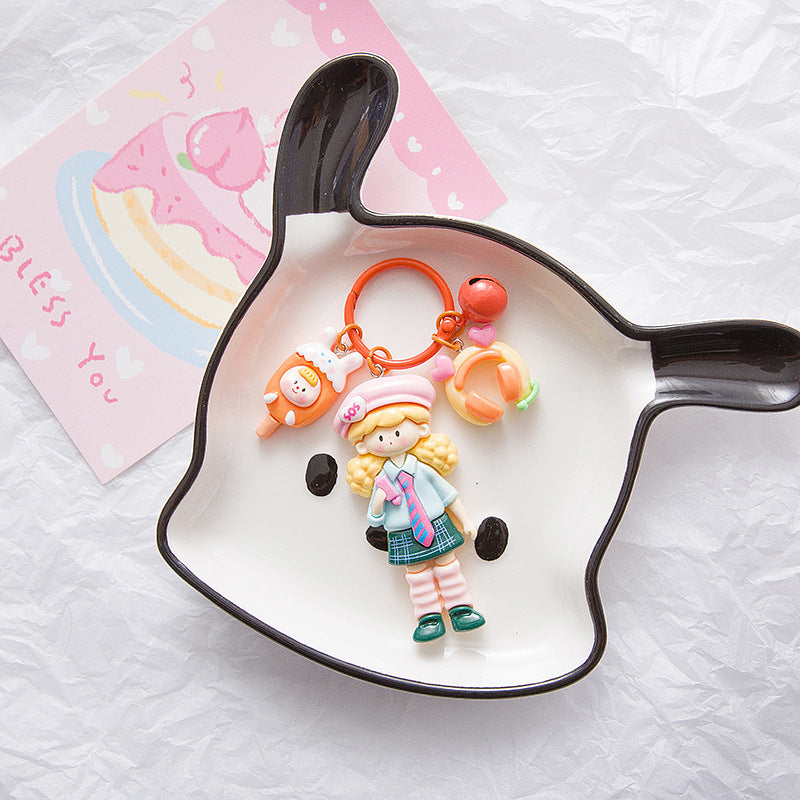 Cute Cartoon Keychain Bag Pendant