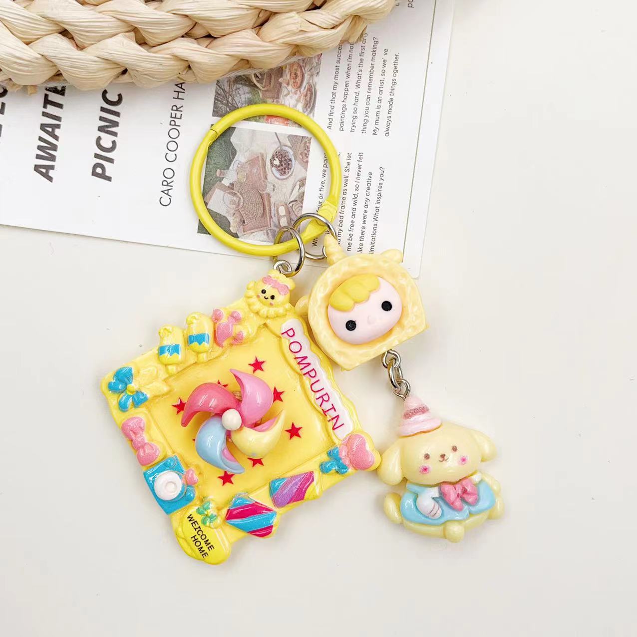 Cute Cartoon Keychain Bag Pendant