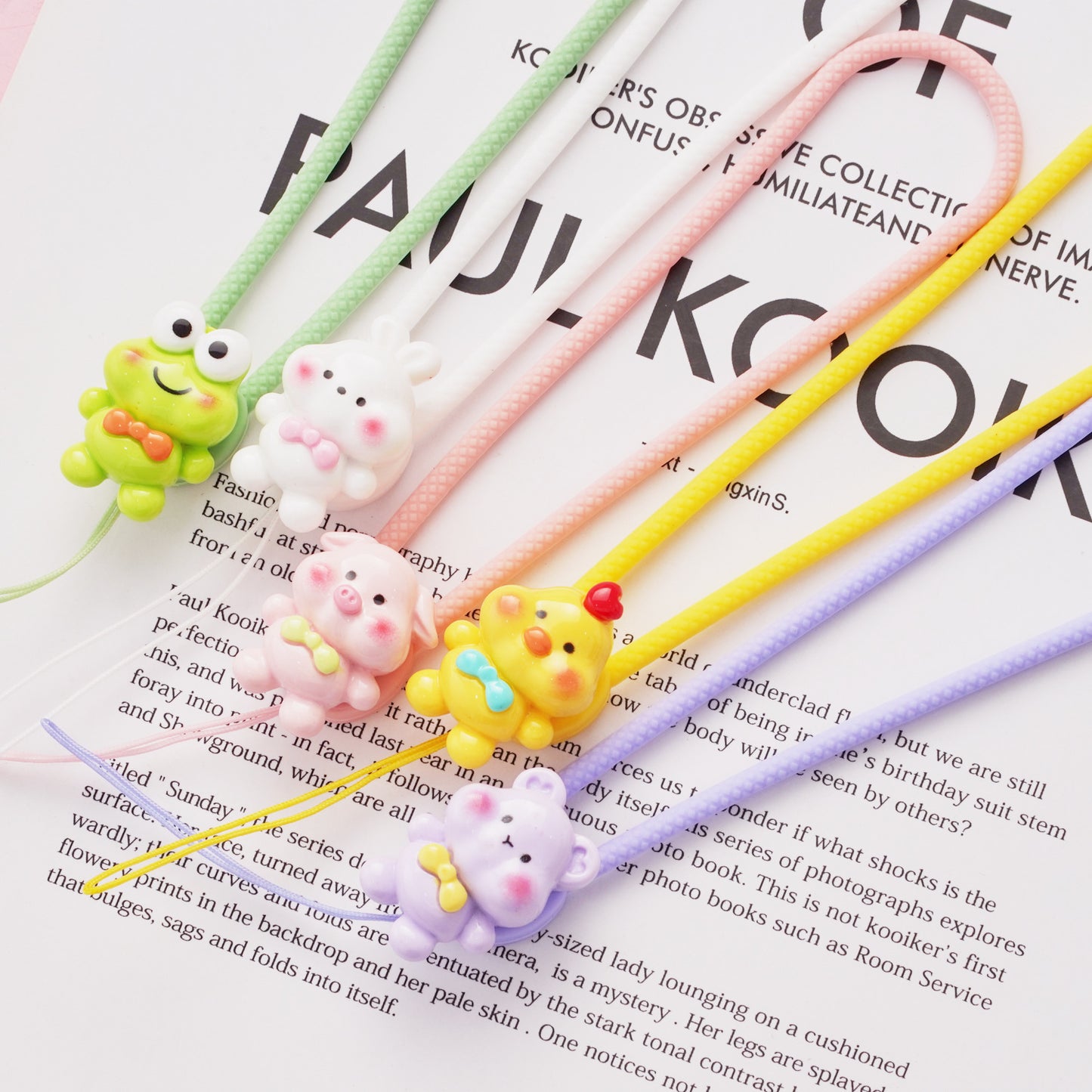 5PCS Cute Phone Straps