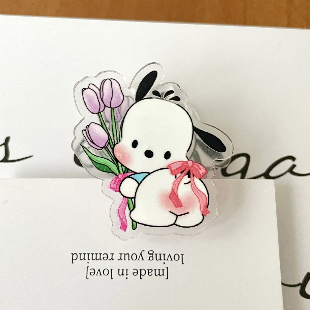 10PCS Sanrio PP Acrylic Clips