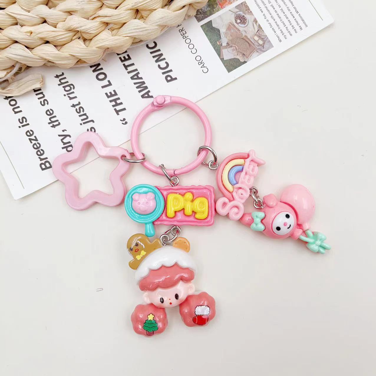 Cute Cartoon Keychain Bag Pendant