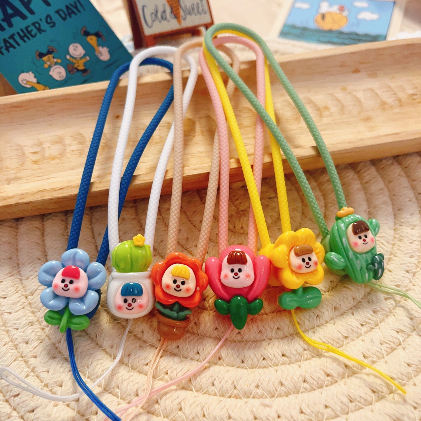 5PCS Cute Phone Straps