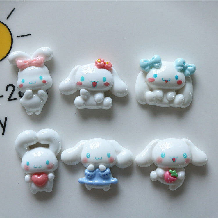 10 PCS Cartoon Resin Charms for DIY Crafts