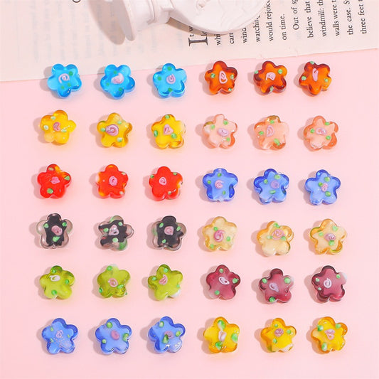 20 Pieces Flower Shape Beads