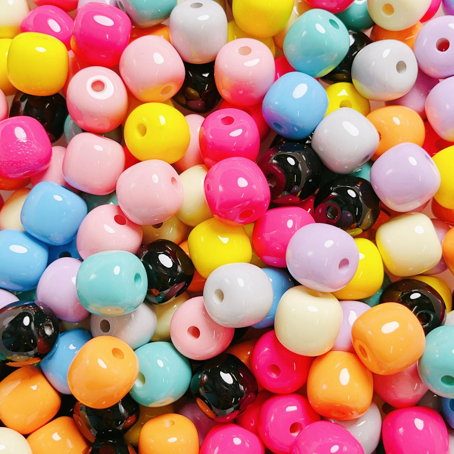 30 Pieces Dopamine-based Big Beads