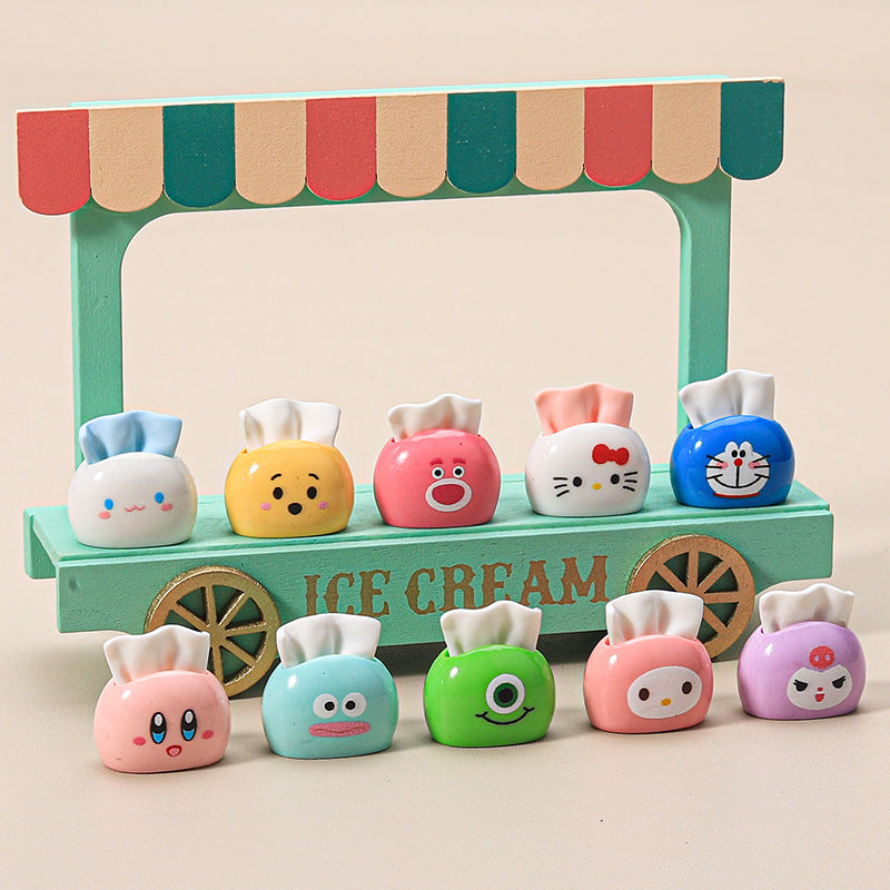 10 PCS Sanrio Resin Charms