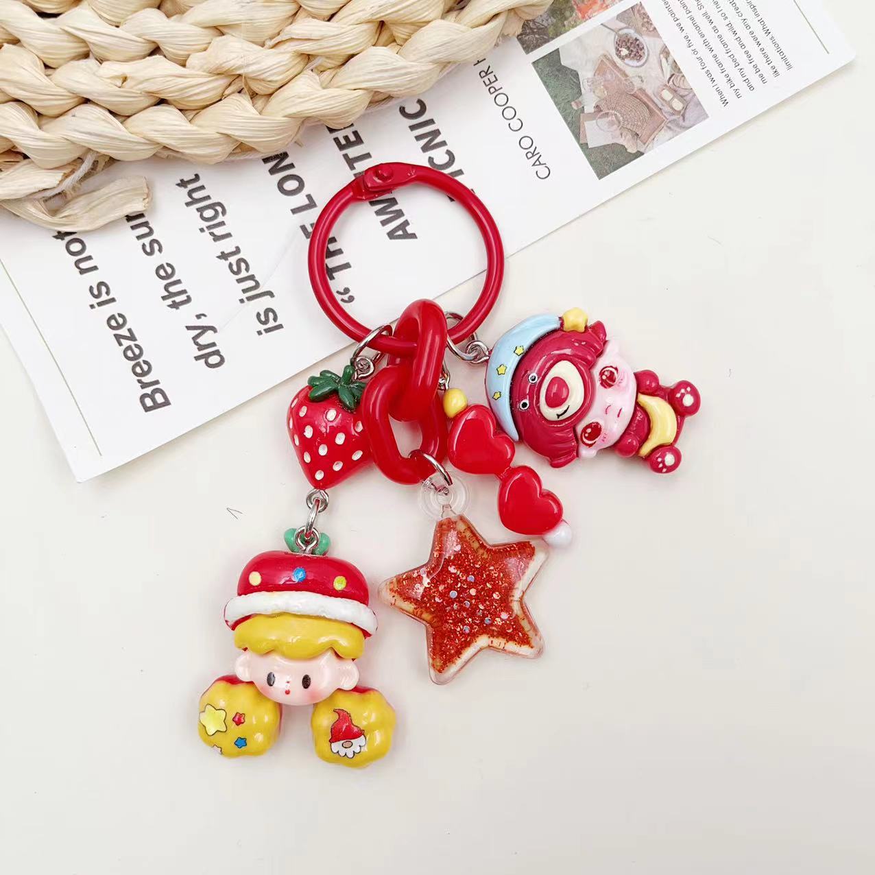 Cute Cartoon Keychain Bag Pendant