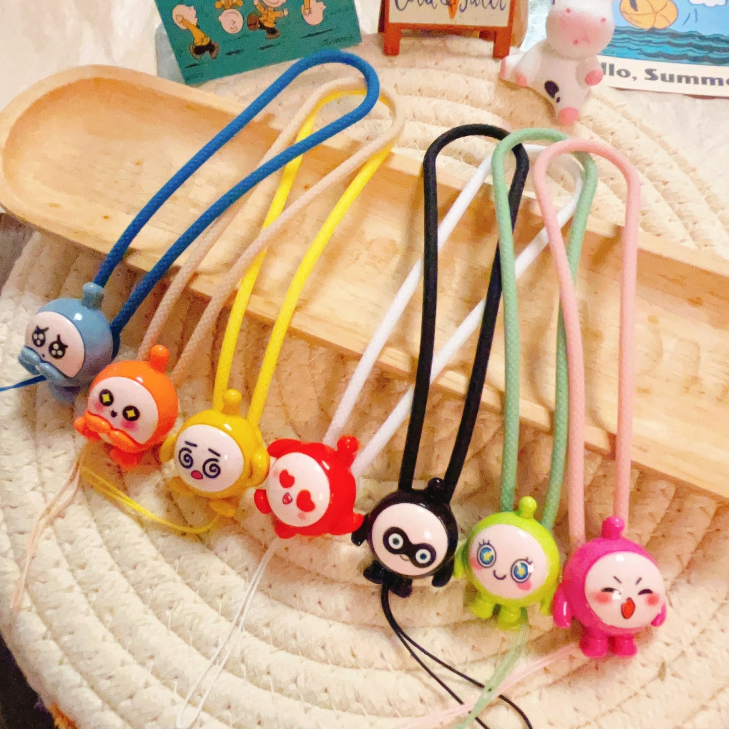 5PCS Cute Phone Straps