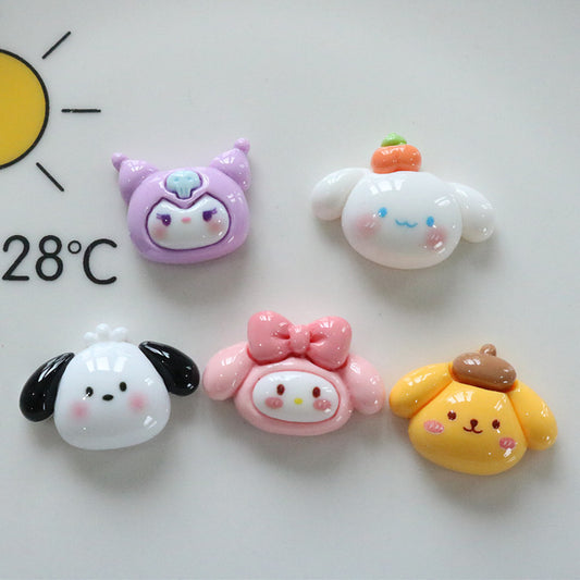 10 PCS Cartoon Miniatures|Resin Charms for DIY Crafts