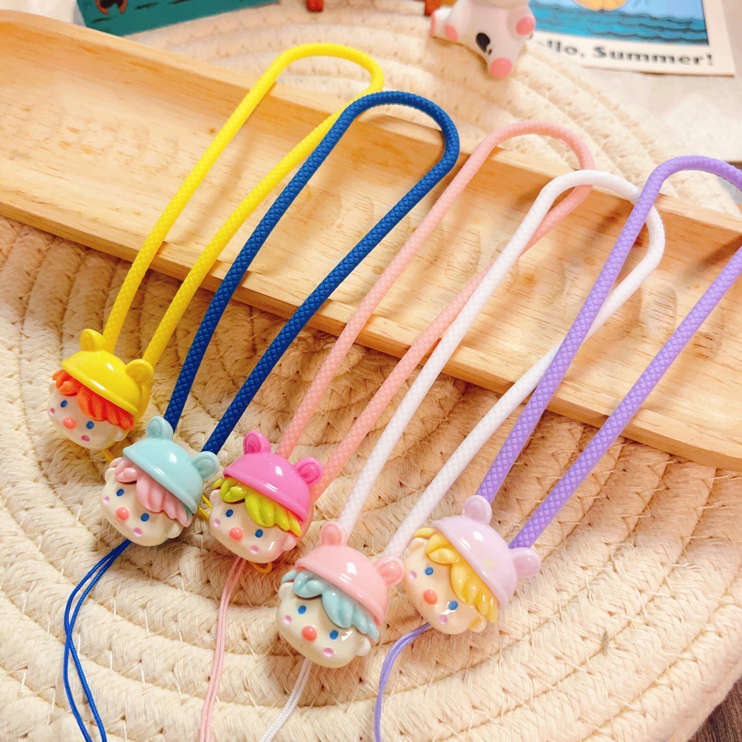 5PCS Cute Phone Straps