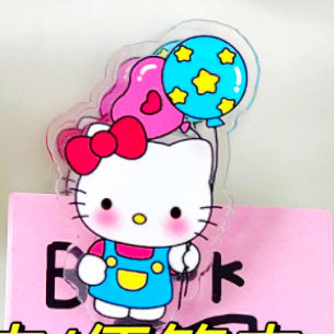 10PCS Sanrio PP Acrylic Clips