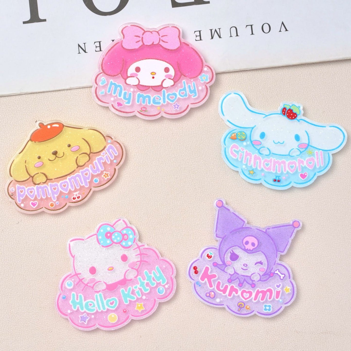 30PCS Sanrio Acrylic Sheets