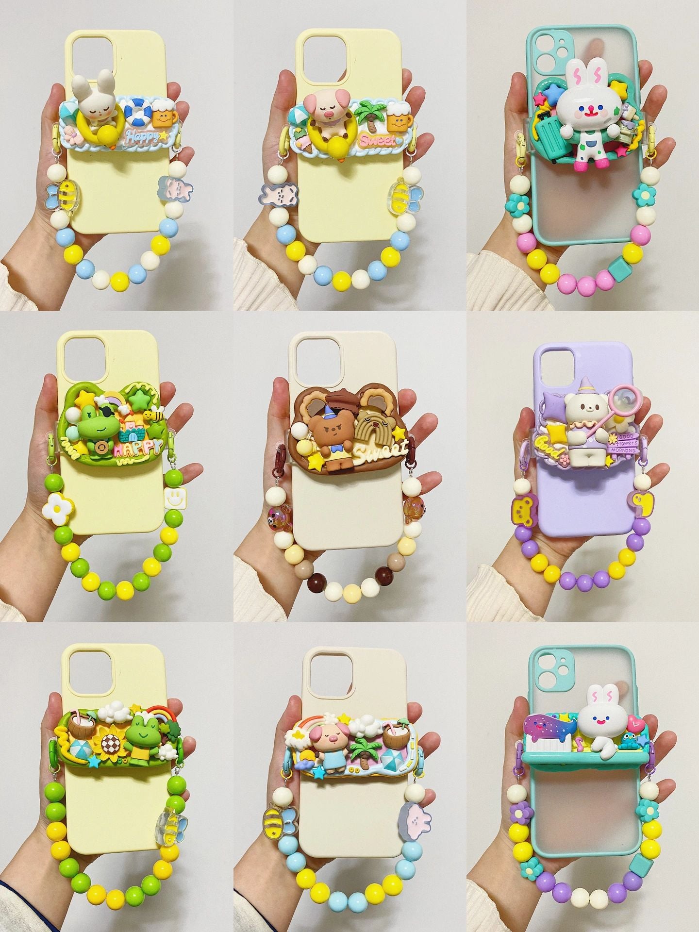 【Customizable Handmade Stuffs】Keychain/Phone Strap/Phone Back Clip/Bag Pendant