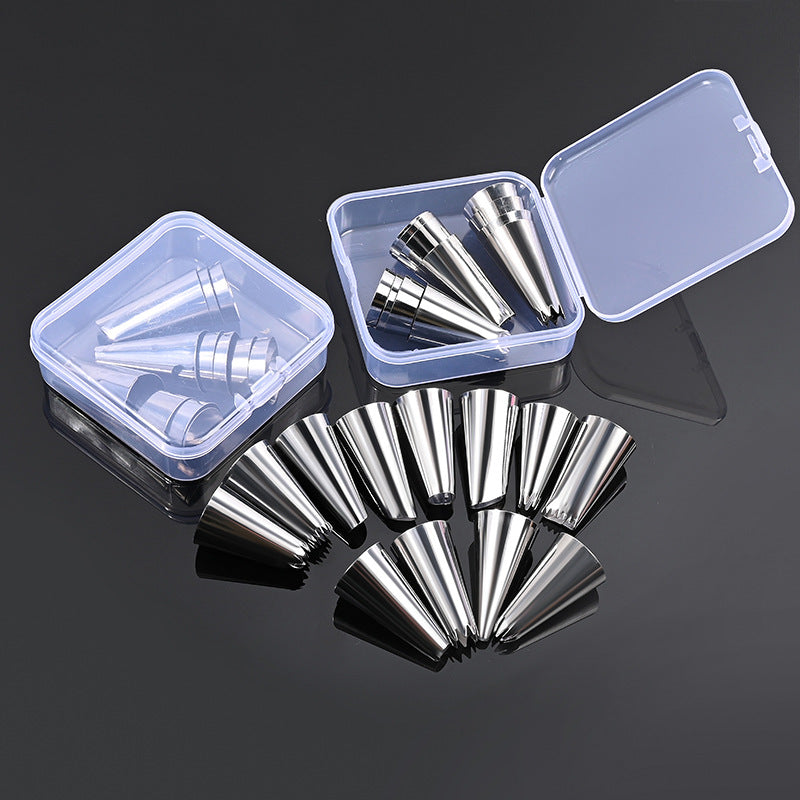 Piping Tips Set, Stainless Steel