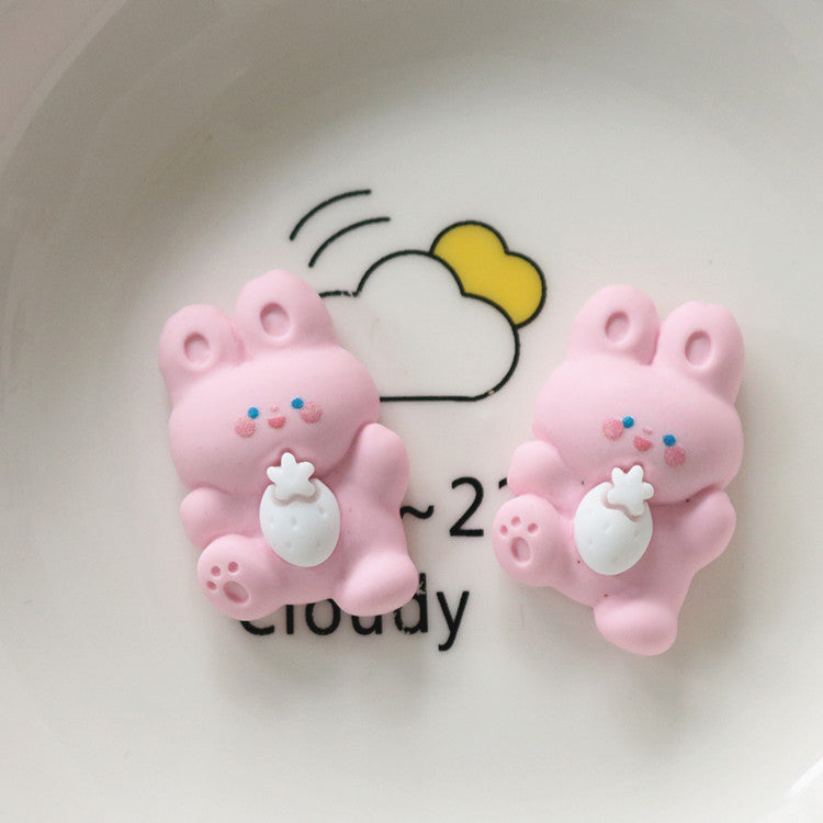 35PCS Mini Colorful Cartoon Resin Kitty Cat Charms For Jewelry Making & DIY Crafts