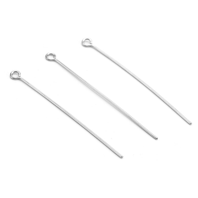 50 Pieces 304 Stainless Steel Open Eye Pins