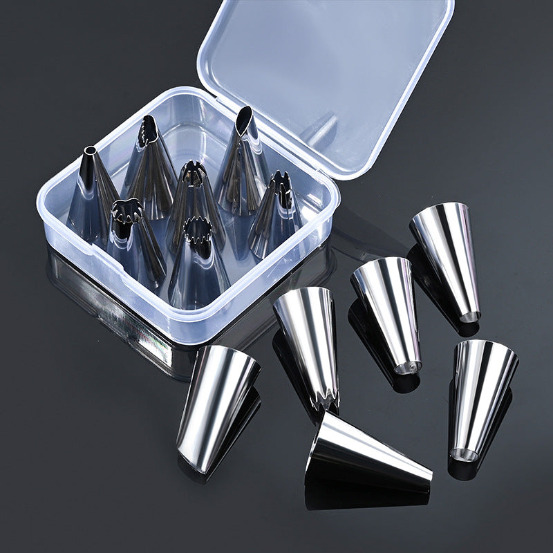 Piping Tips Set, Stainless Steel