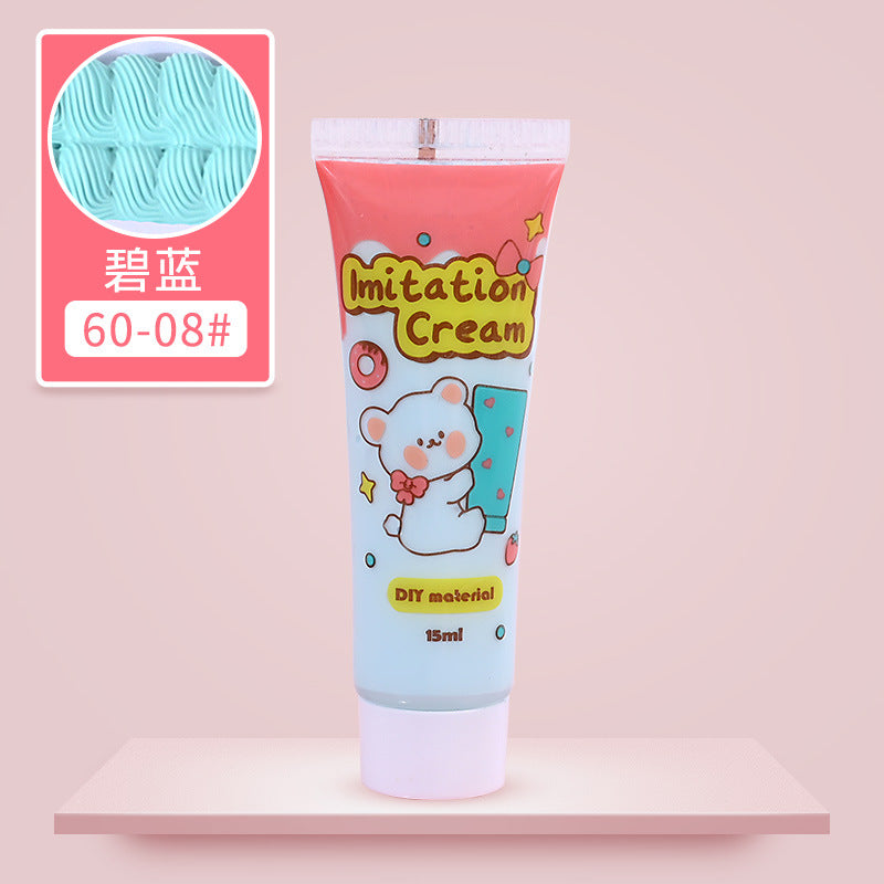 2 PCS*15ml Colourful Simulation Cream Glue, Decoden Cream Clay Glue –  NINI_LOVELY ACC.