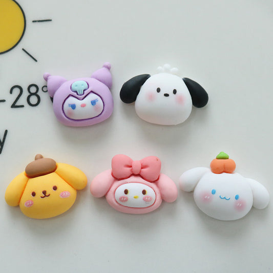 10 PCS Kawaii Miniatures|Resin Charms for DIY Crafts