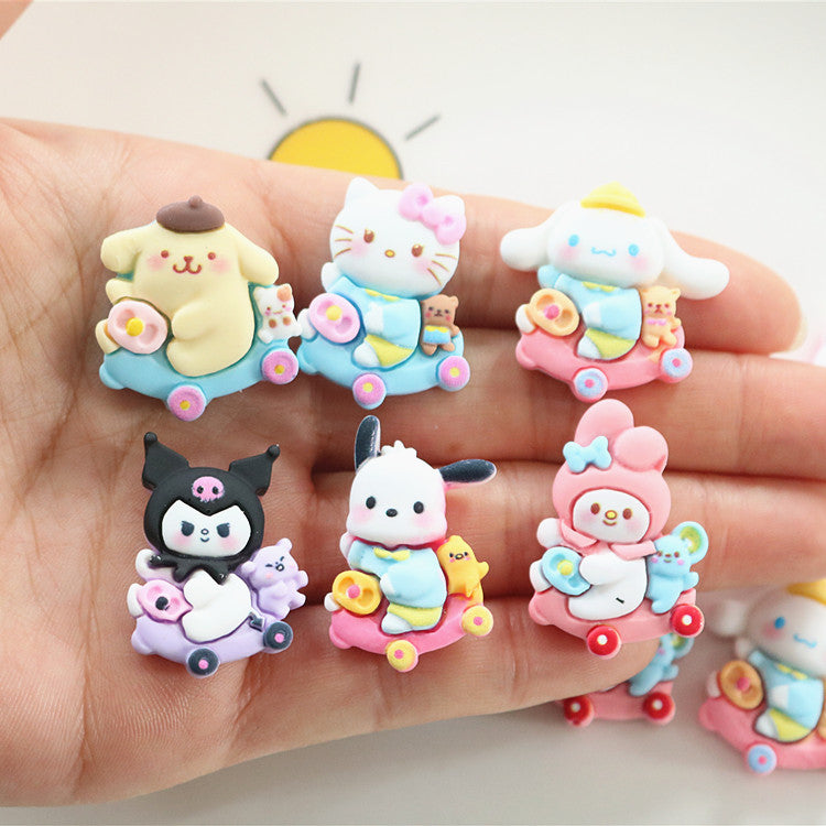 10 PCS Kawaii Miniatures|Resin Charms for DIY Crafts